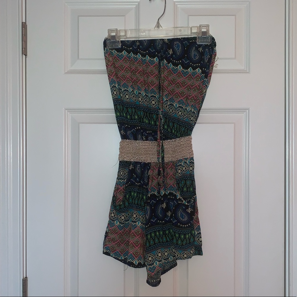 Multi colored romper